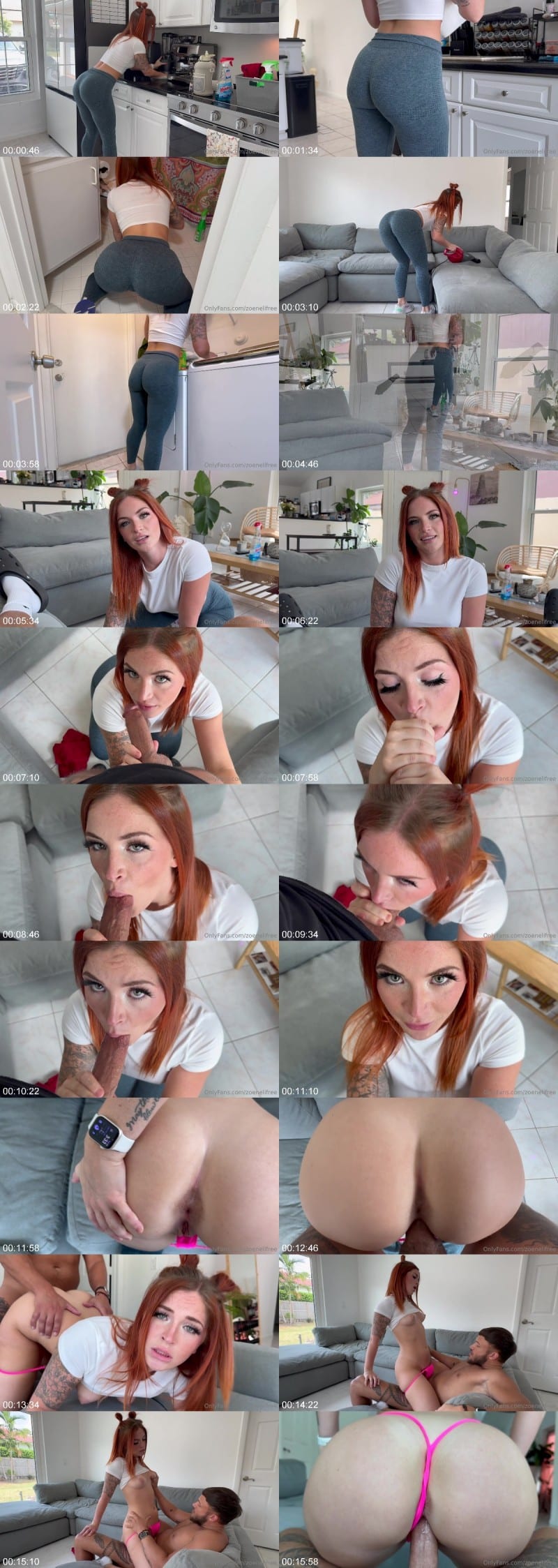 [OF-Zoeneli] Pov Redhead Bounce Ass On Cock 2024 [1080p]